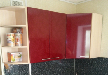 Кухня роза красная